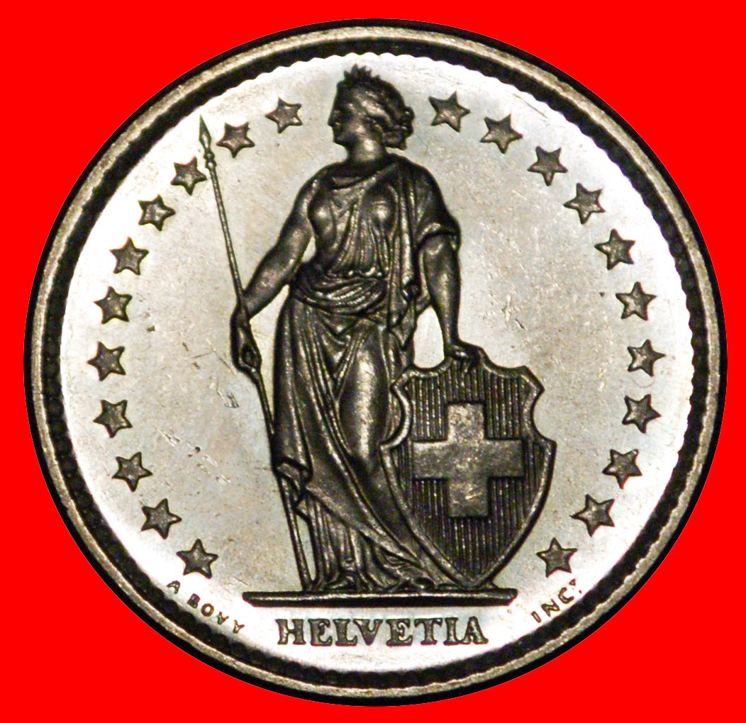  Ⰶ WITHOUT STAR 1860-2025: SWITZERLAND★2 FRANCS 1976★DISCOVERY★UNC MINT LUSTRE★LOW START★ NO RESERVE!   