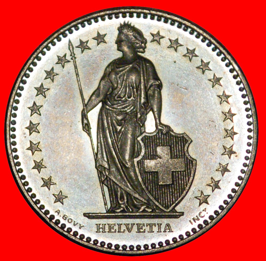  Ⰶ WITH STAR 1860-2025: SWITZERLAND★2 FRANCS 1995B★DISCOVERY★UNC MINT LUSTRE★LOW START★ NO RESERVE!   