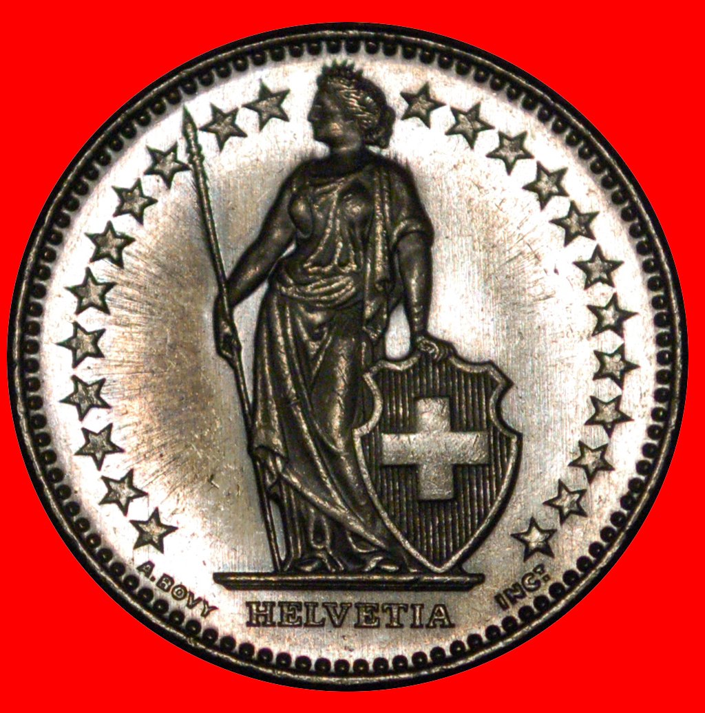  Ⰶ WITH STAR (1860-2025): SWITZERLAND★2 FRANCS 2013B★DISCOVERY★MINT LUSTRE★LOW START★ NO RESERVE!   
