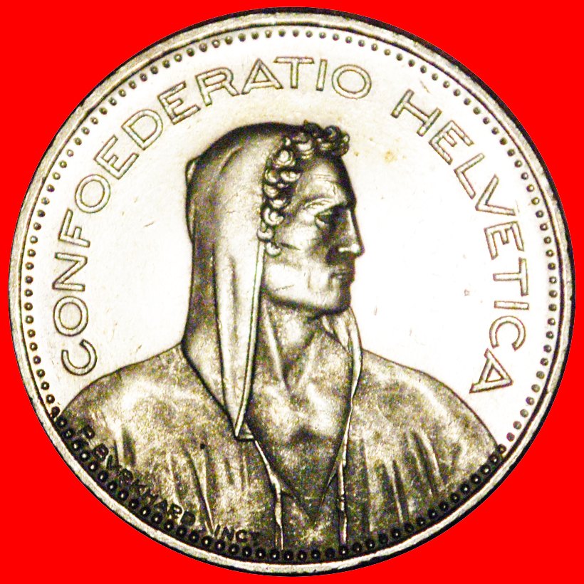  Ⰶ TELL (1931-2025): SWITZERLAND ★ 5 FRANCS 1995B aUNC MINT LUSTRE! DISCOVERY ★LOW START★ NO RESERVE!   