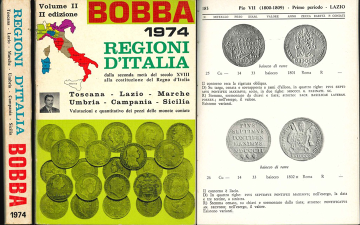  BOBBA; Regioni d'Italia; dall seconda meta del secodo XVIII alla costizione del Regno d'Italia   