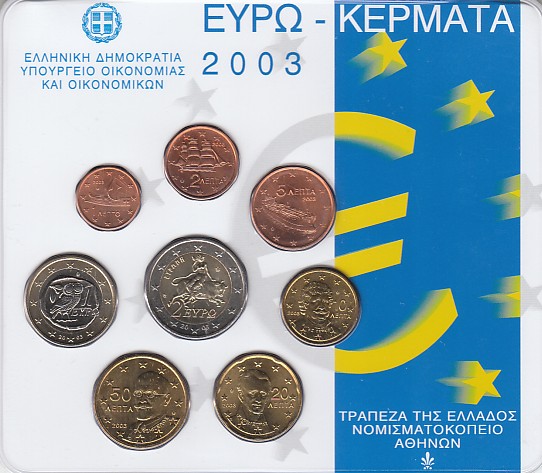  Offiz. Euro-KMS Griechenland 2003   