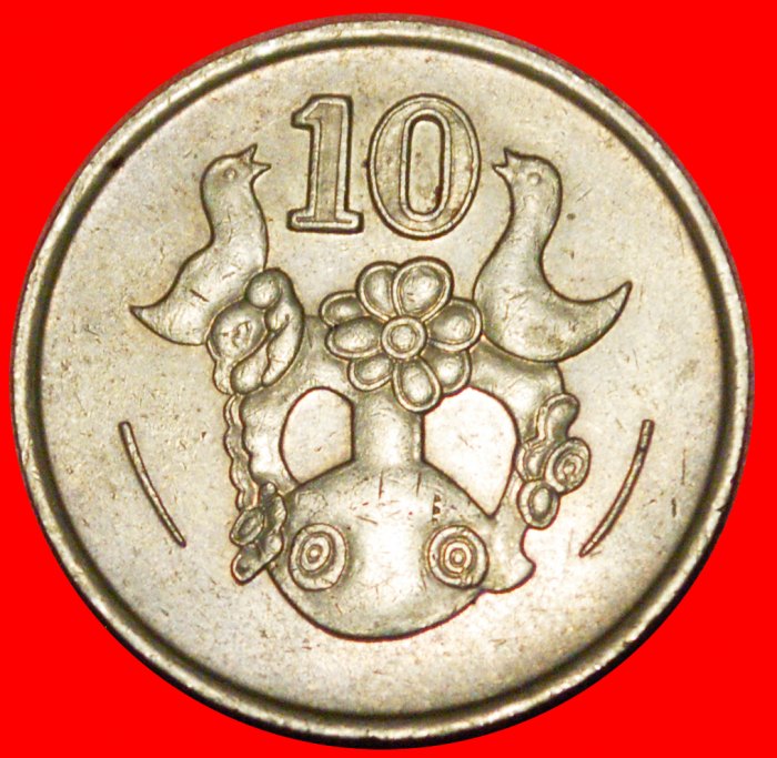  * VASE WITH BIRDS (1983-2004): CYPRUS ★ 10 CENTS 1990! GREAT BRITAIN! LOW START ★ NO RESERVE!   