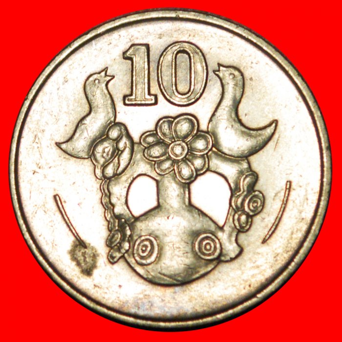  * VASE WITH BIRDS (1983-2004): CYPRUS ★ 10 CENTS 1998! GREAT BRITAIN! LOW START ★ NO RESERVE!   