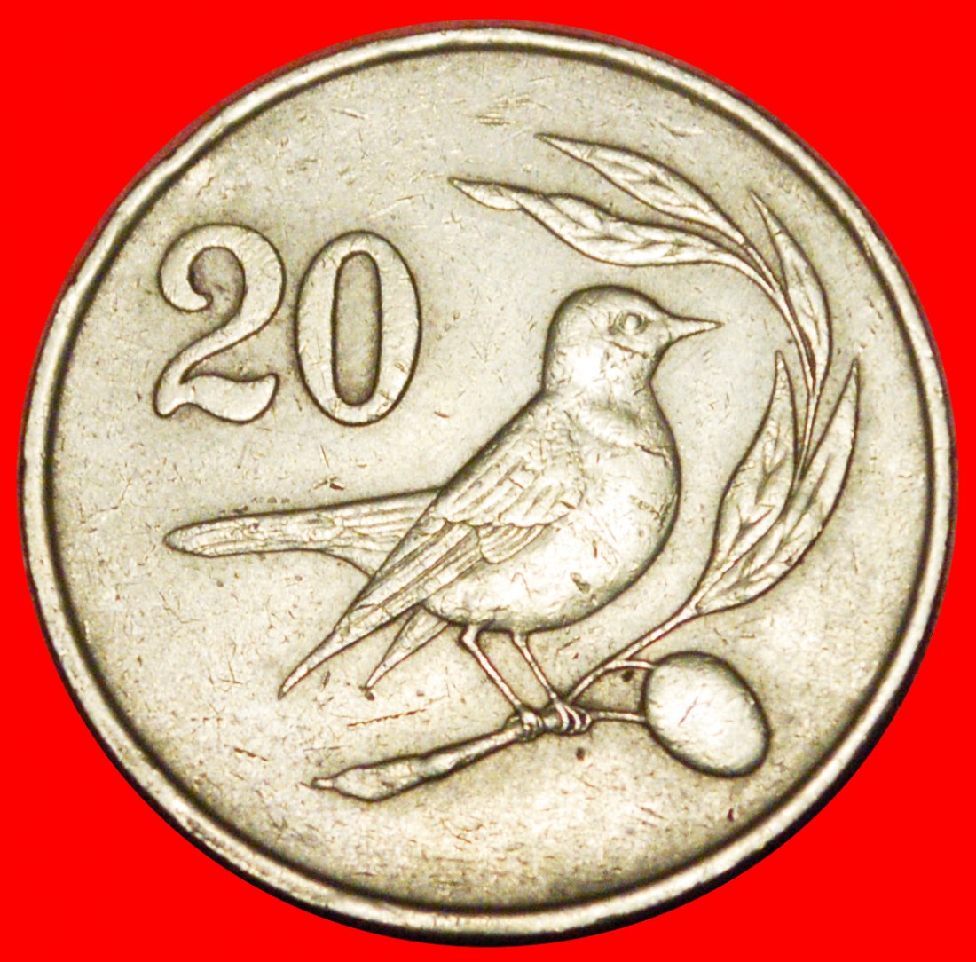 * YEAR=TYPE: CYPRUS ★ 20 CENTS 1983 BIRD! GREAT BRITAIN! LOW START ★ NO RESERVE!