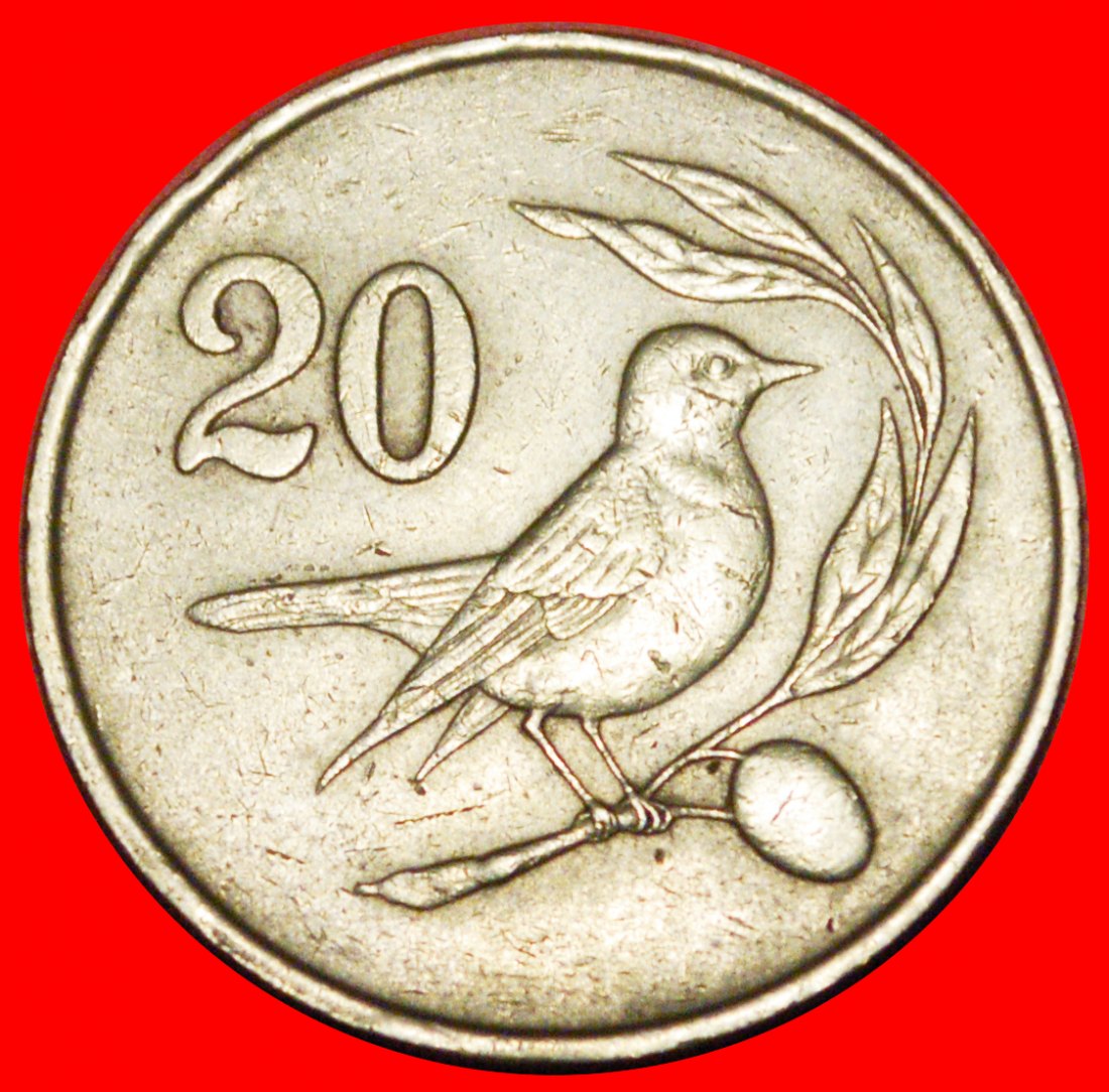  * YEAR=TYPE: CYPRUS ★ 20 CENTS 1983 BIRD! GREAT BRITAIN! LOW START ★ NO RESERVE!   