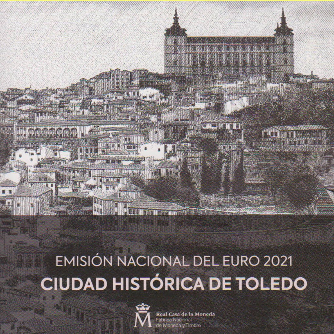  Offiz KMS Spanien *Historische Stadt Toledo* 2021 mit 2 €-Sondermünze 9M max 12.000St!   