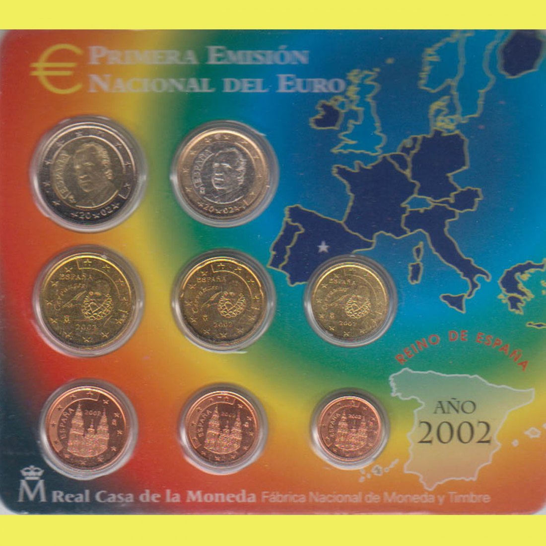  Offizieller Euro-KMS Spanien 2002   