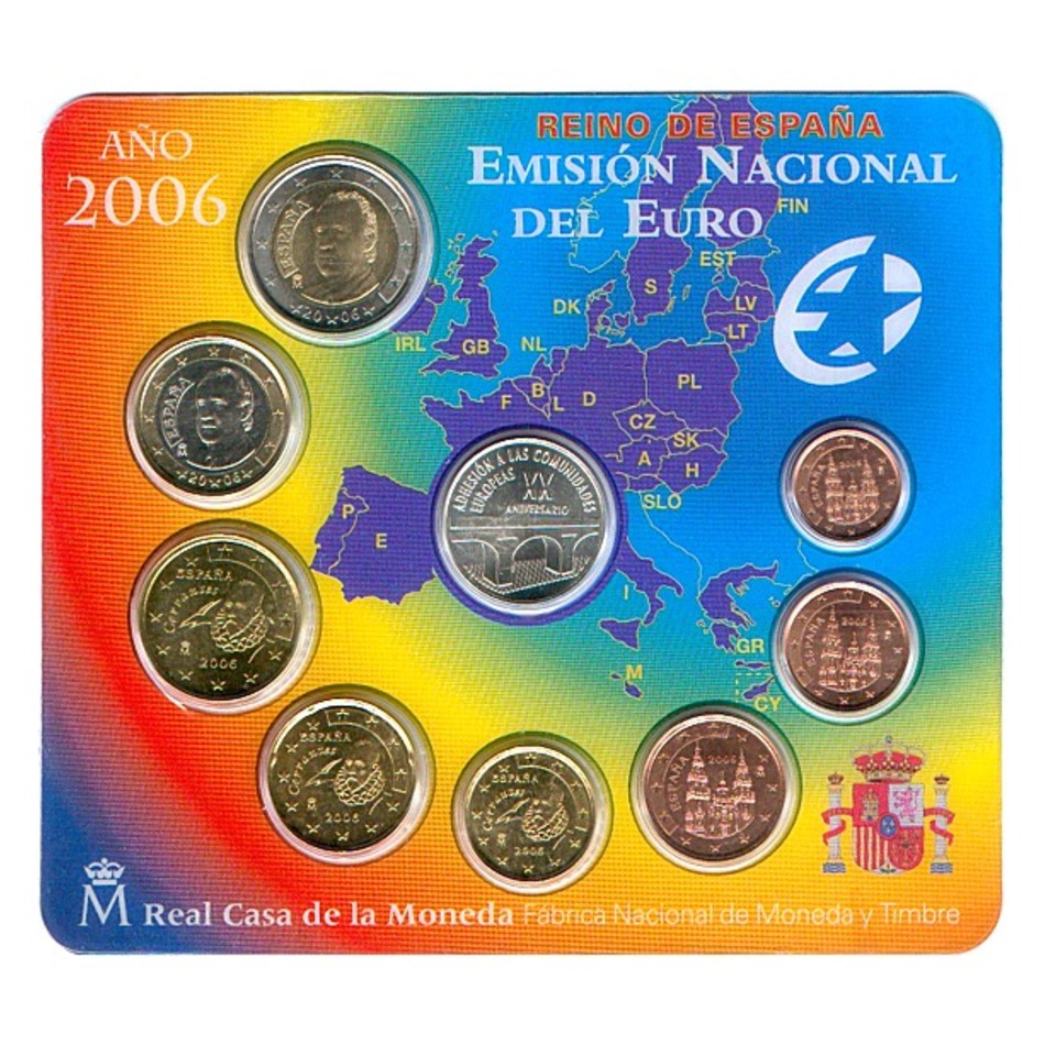  Offiz KMS Spanien 2006 mit Silbermedaille *20 Jahre Mitglied der EU* nur 24.998 Stück!   