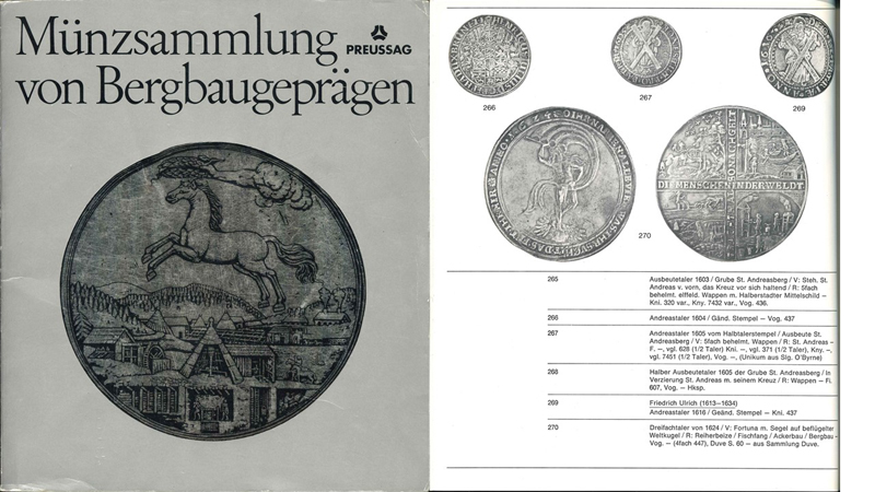  Preussag; Münzsammlung von Bergbauprägungen; Auktionskatalog; Hannover 1975   