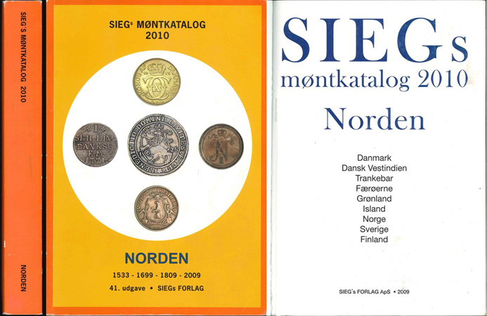  SIEGs montkatalog 2010 - Norden; SIEGs 2009   