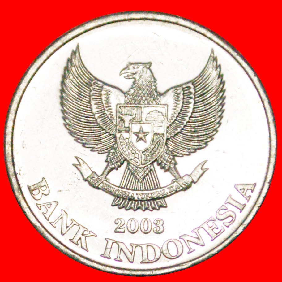  * JASMINE FLOWER: INDONESIA ★ 500 RUPIAH 2003 MINT LUSTRE! LOW START ★ NO RESERVE!   