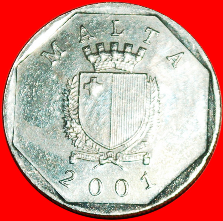  * KRABBE (1991-2007): MALTA ★5 CENTS 2001! OHNE VORBEHALT!   