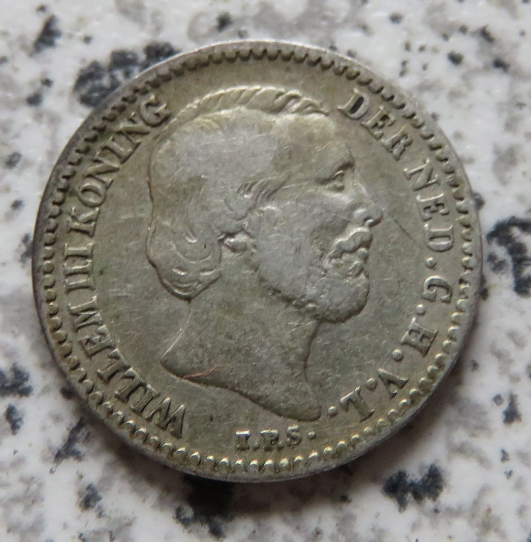  Niederlande 10 Cents 1885   