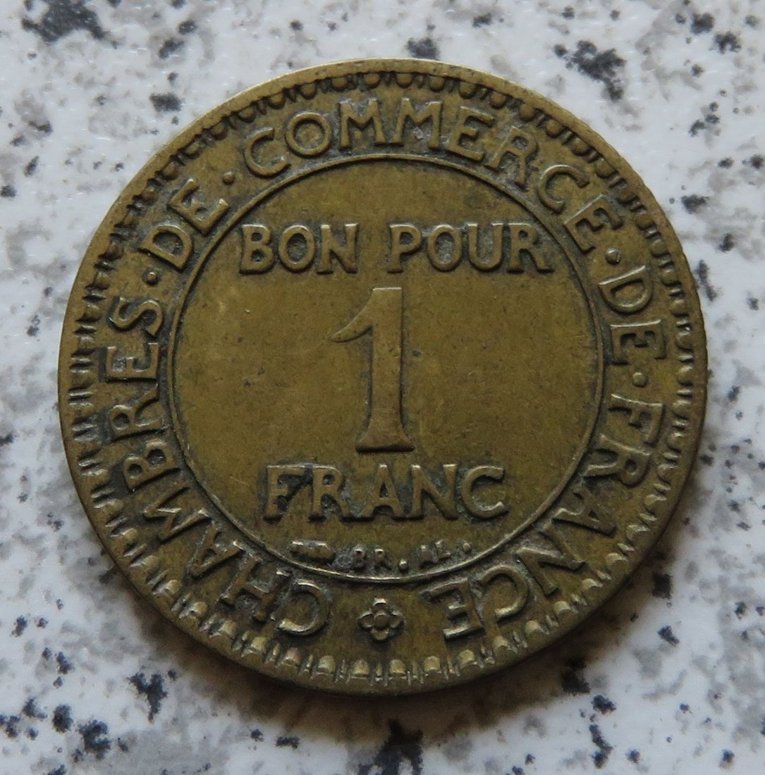  Frankreich 1 Franc 1927   