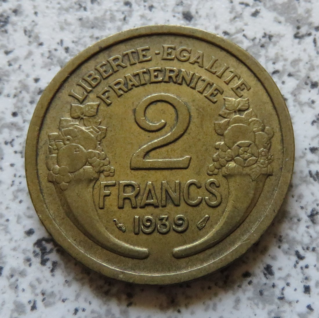  Frankreich 2 Francs 1939   