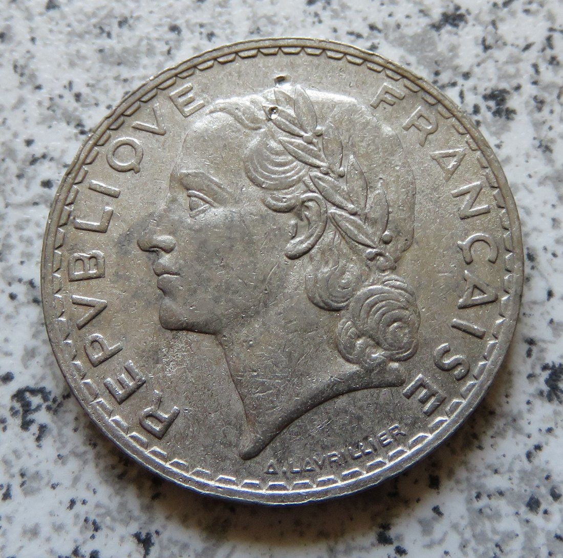  Frankreich 5 Francs 1933   