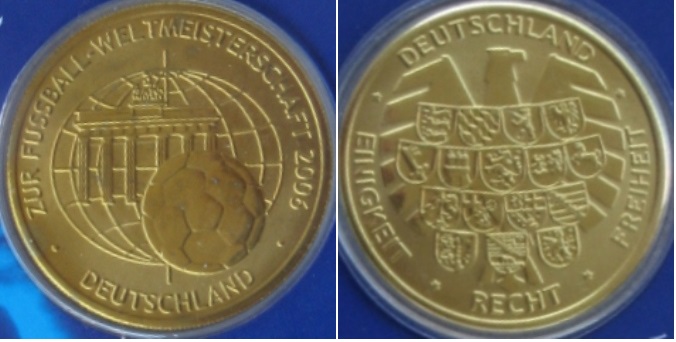  2006, FIFA Fußball-Weltmeisterschaft Deutschland – ein Satz mit einer Medaille   