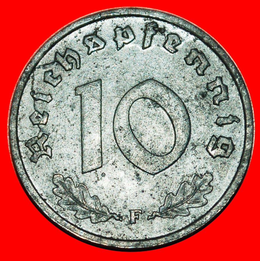  * OHNE SWASTIKA (1945-1948): DEUTSCHLAND ★ 10 PFENNIG 1945F UNGEWÖHNLICH!★OHNE VORBEHALT!   