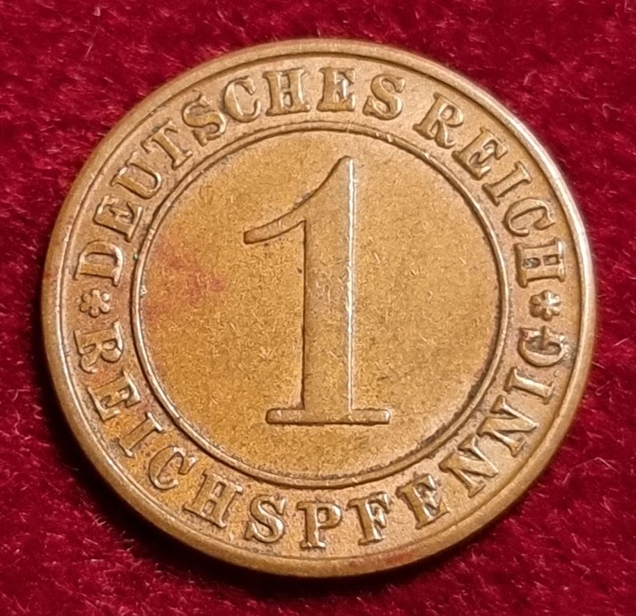  1490(9) 1 Reichspfennig (Weimarer Republik) 1927/E in vz ....................... von Berlin_coins   