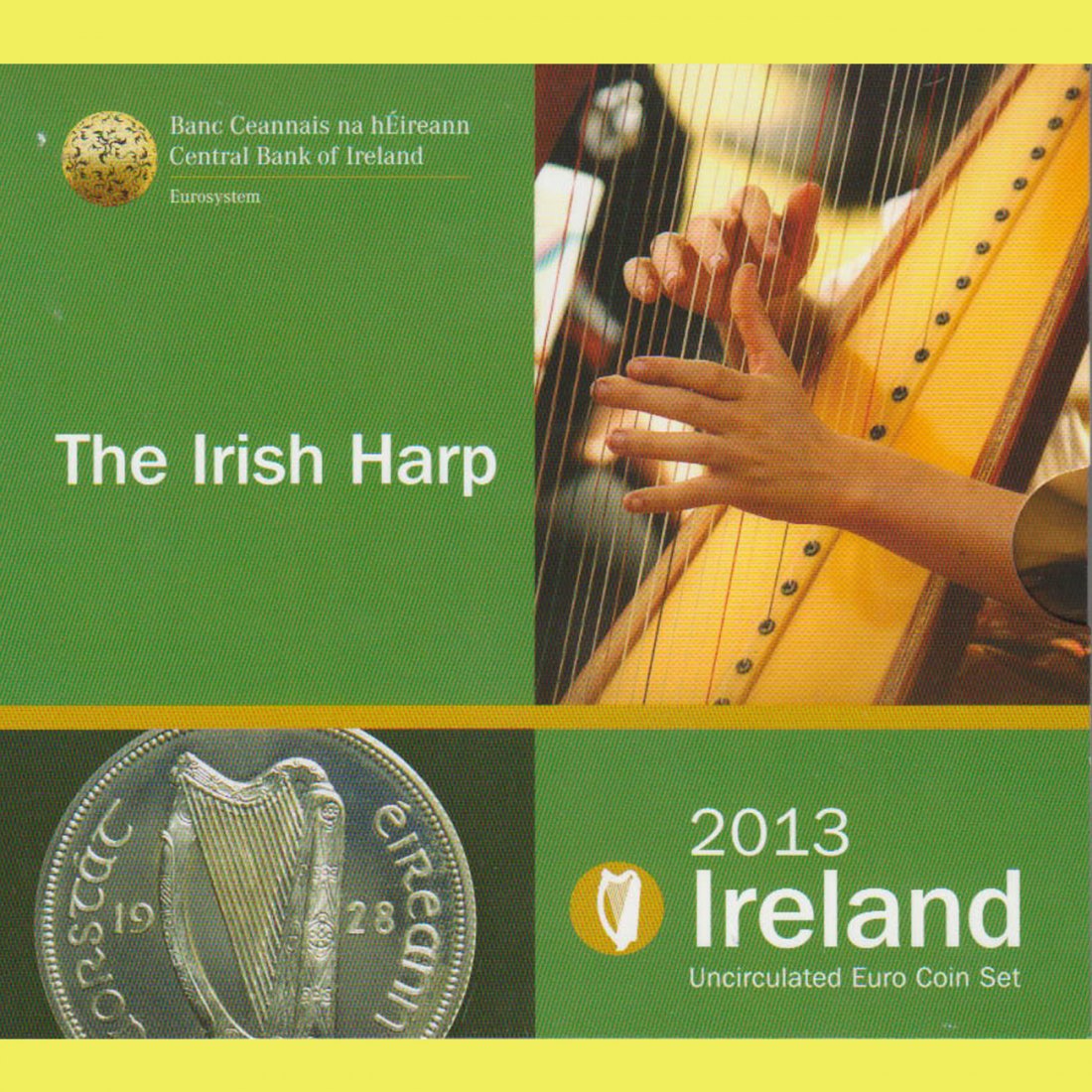  Offiz. Euo-KMS Irland *Irische Harfe* 2013 nur 15.000St!   