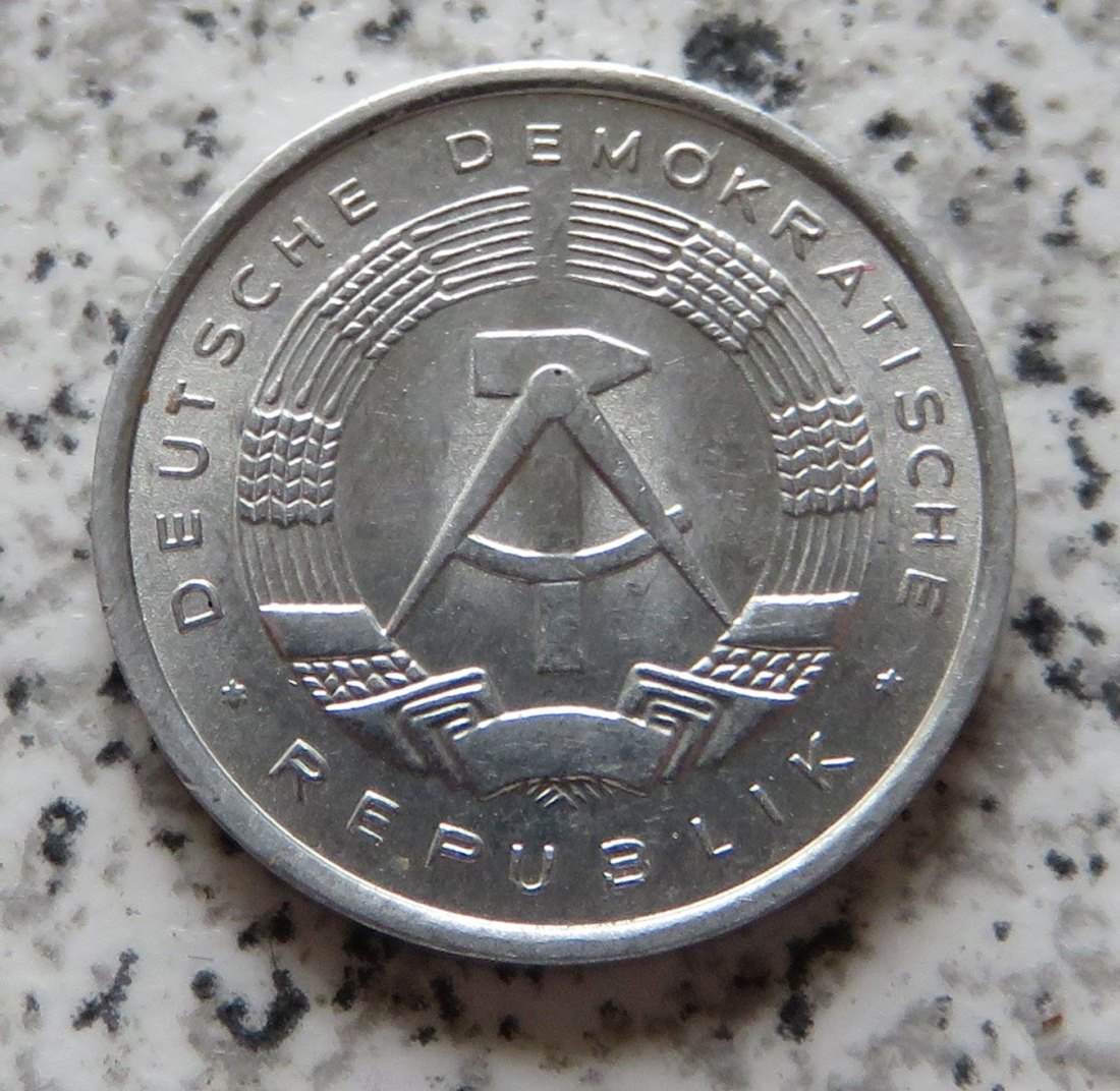  DDR 1 Pfennig 1977, Erhaltung   