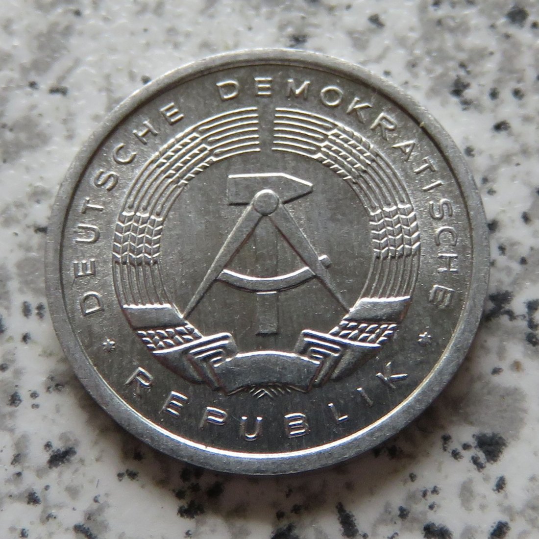  DDR 1 Pfennig 1981, Erhaltung   