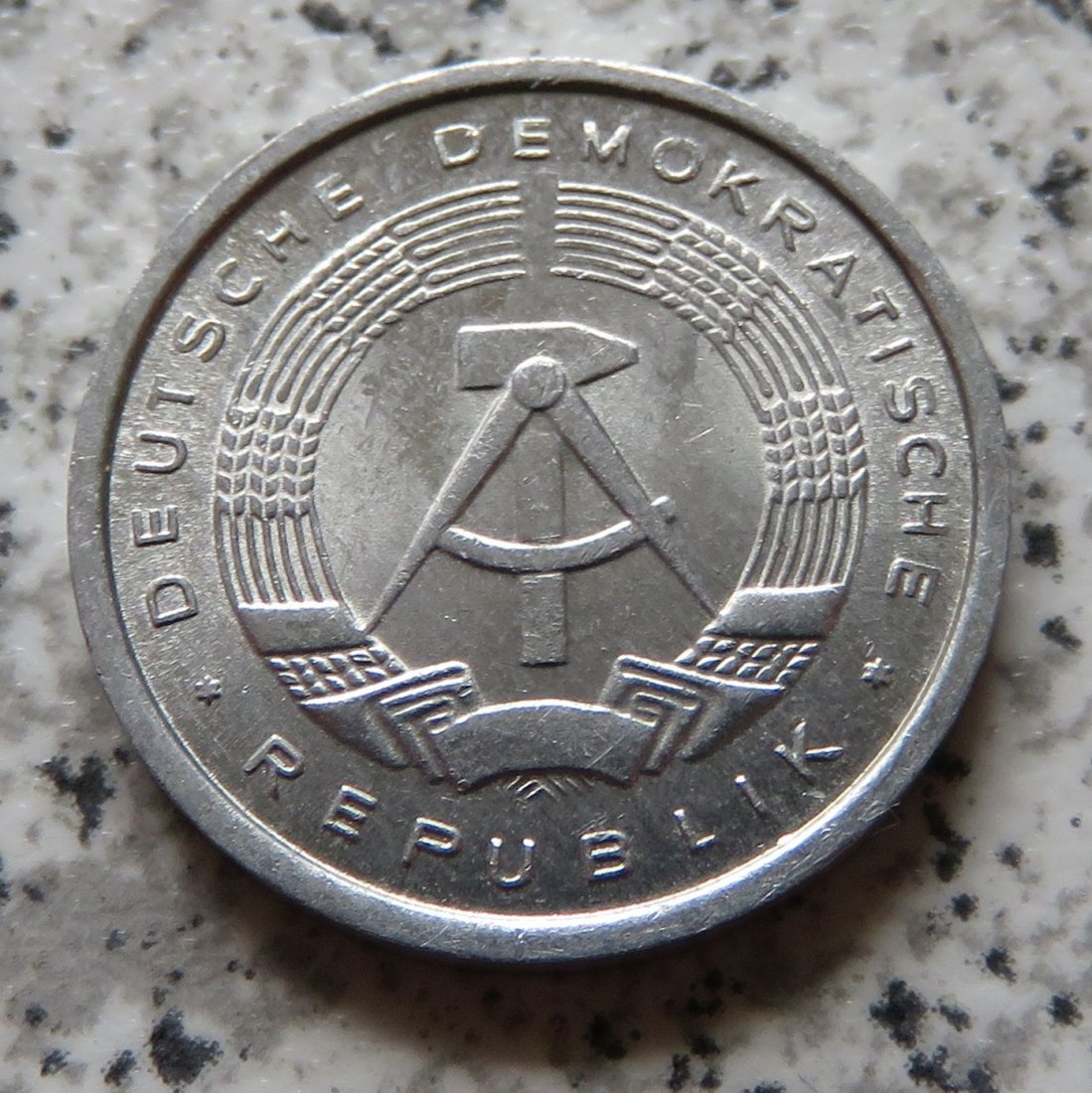  DDR 1 Pfennig 1986, Erhaltung   