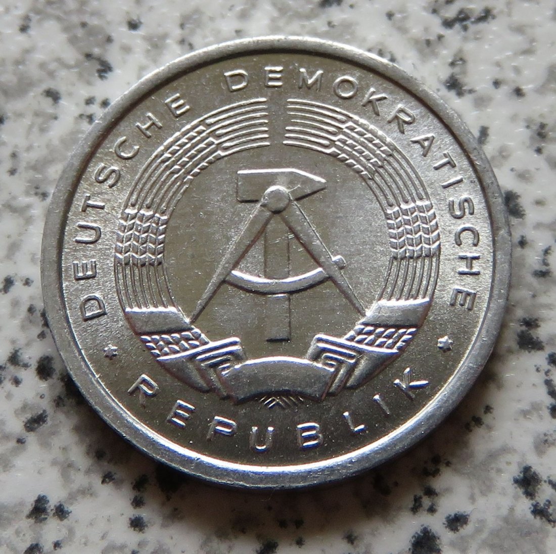  DDR 1 Pfennig 1987, Erhaltung   