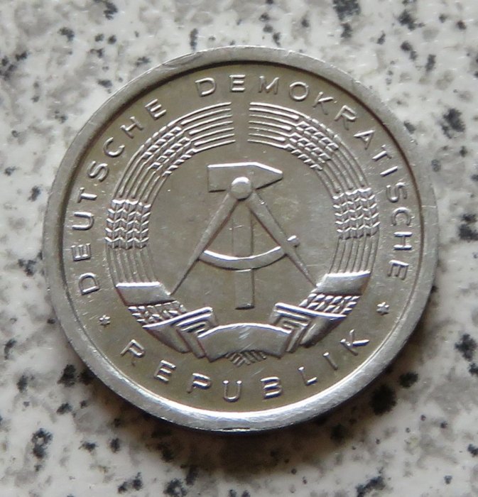  DDR 1 Pfennig 1989, Erhaltung (2)   