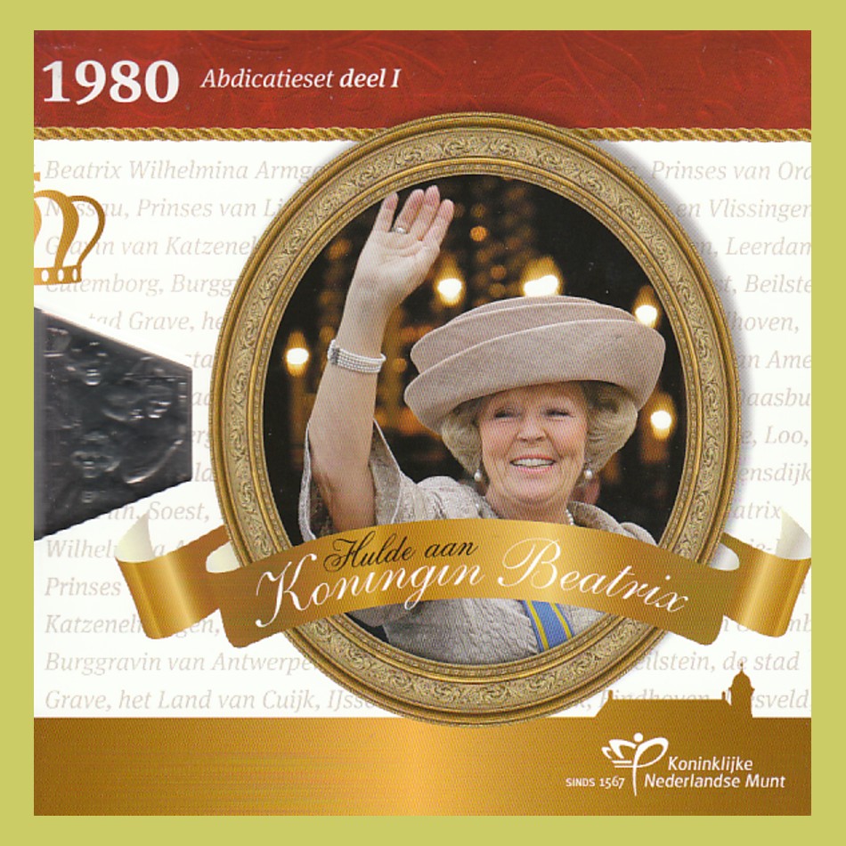  Offiz. Sonder-KMS Niederlande *Abdankung von Königin Beatrix* 2013 nur 10.000 Stück!   