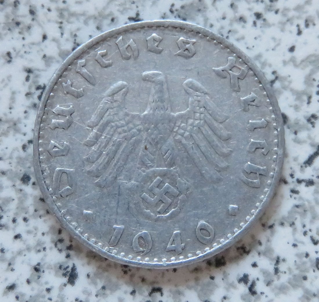  Drittes Reich 50 Reichspfennig 1940 B   