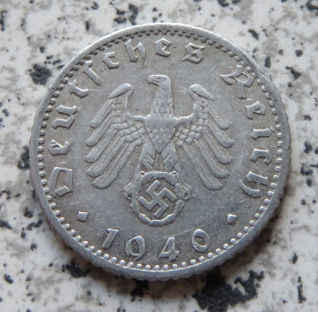  Drittes Reich 50 Reichspfennig 1940 F   