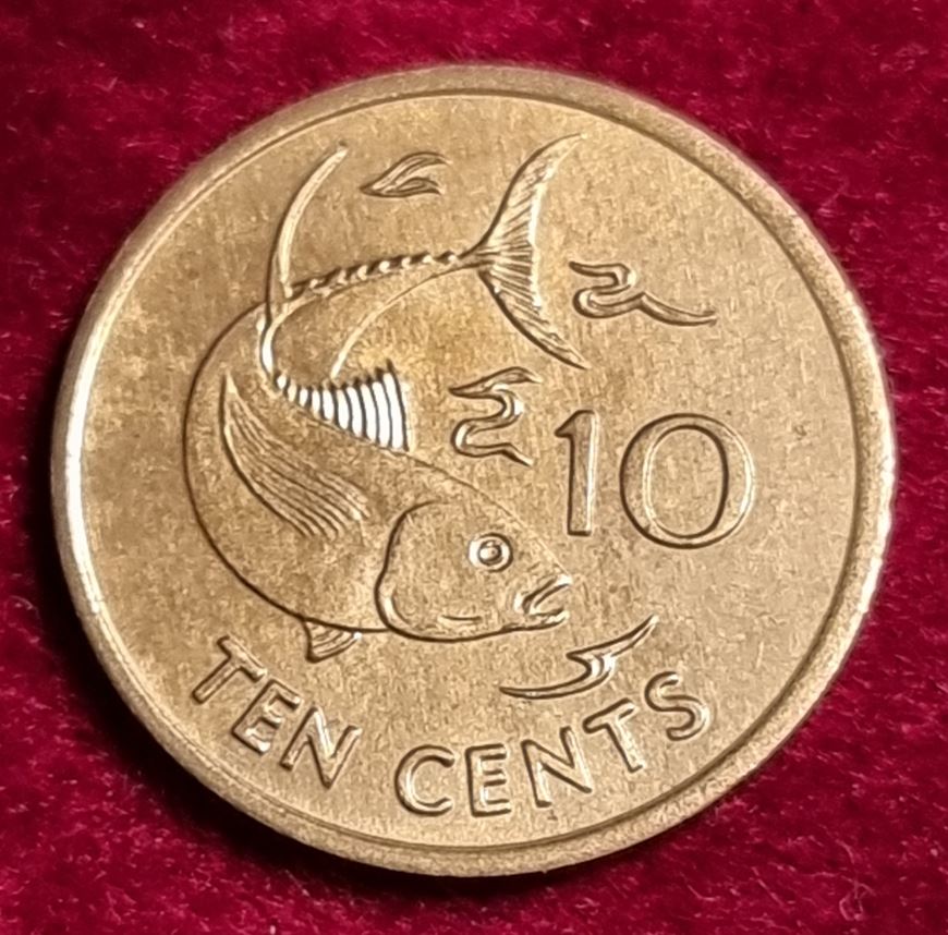  10432(10) 10 Cents (Seychellen) 2003 in unc- ...................................... von Berlin_coins   