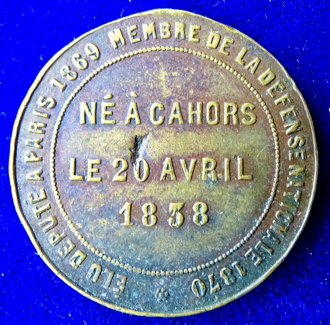  Frankreich 1870 Regierung der nationalen Verteidigung proklamiert von Léon Gambetta   