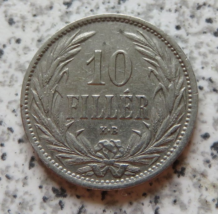  Ungarn 10 Filler 1908 (2)   