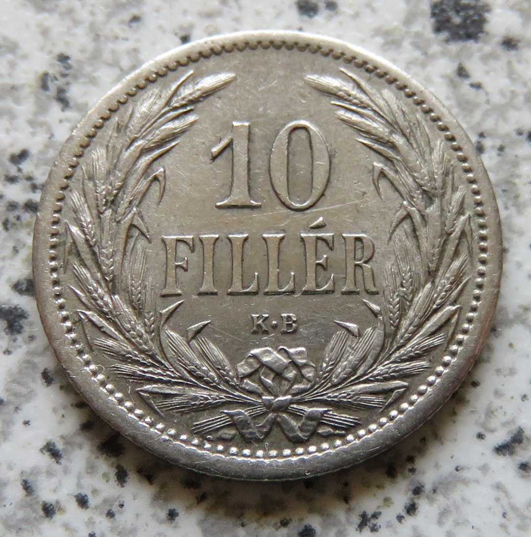  Ungarn 10 Filler 1908 (3)   