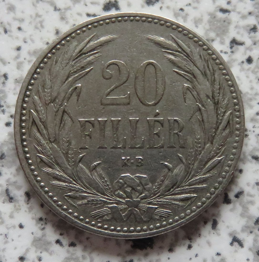  Ungarn 20 Filler 1893 (2)   