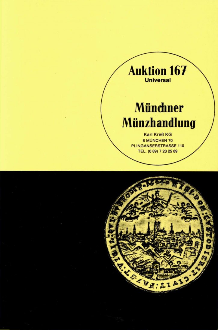  Kreß (München) Auktion 167 (1976) Münzen der Antike Mittelalter & Neuzeit sowie Antike Objekte   