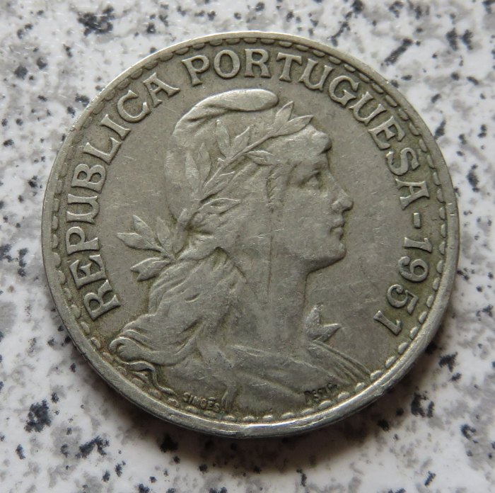  Portugal 1 Escudo 1951   