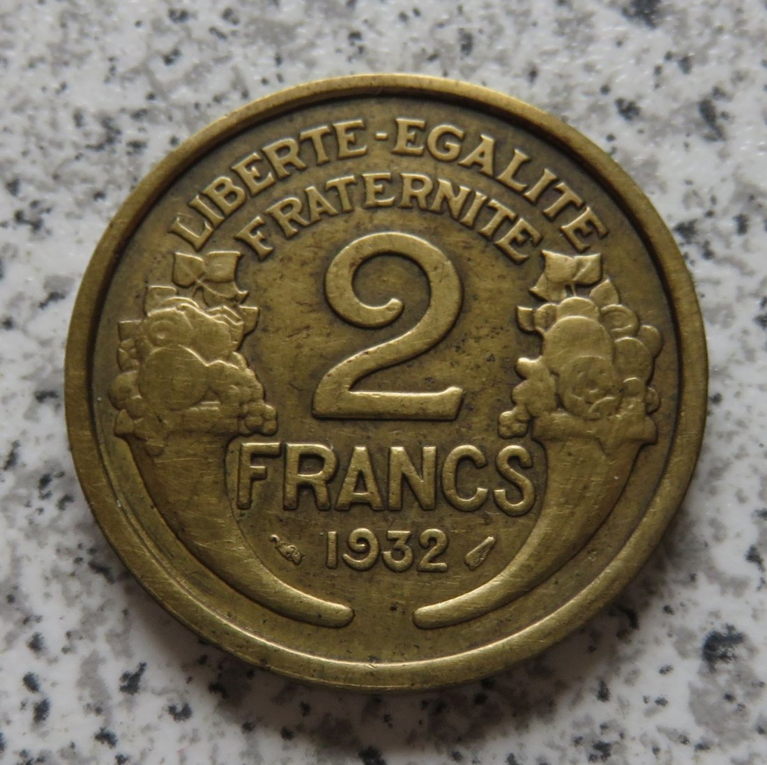  Frankreich 2 Francs 1932   