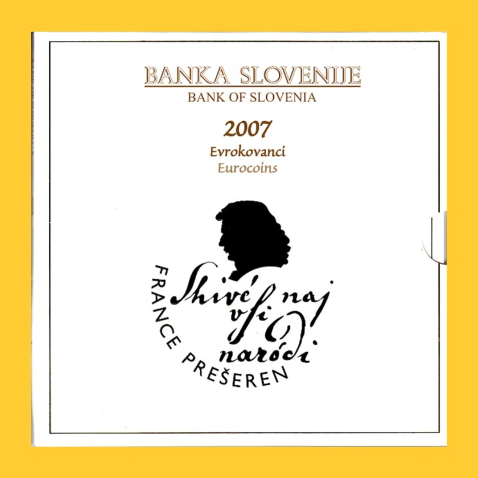  Offiz. KMS Slowenien *Einführung der Eurowährung* 2007   