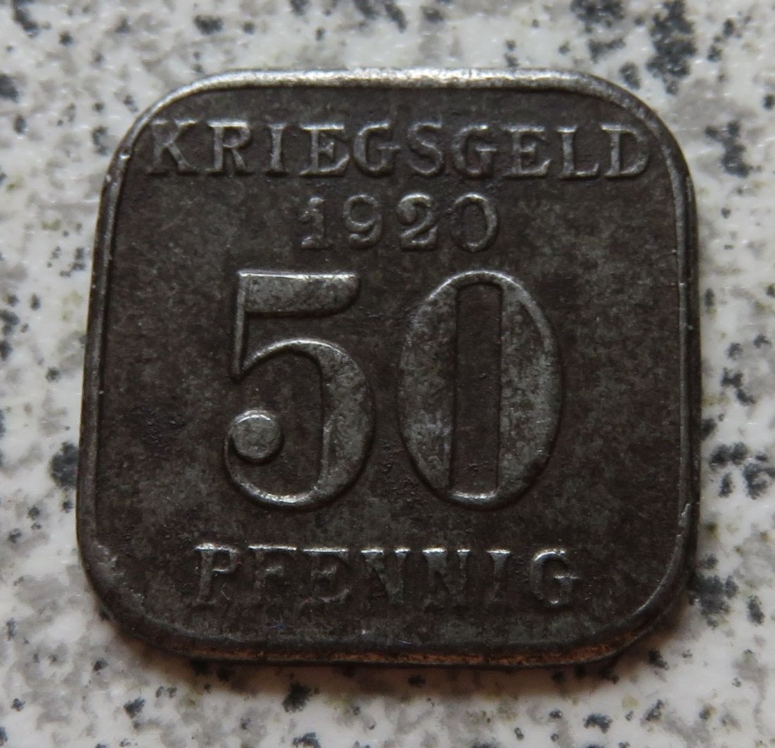  Mühlheim a.d.R. 50 Pfennig 1920   