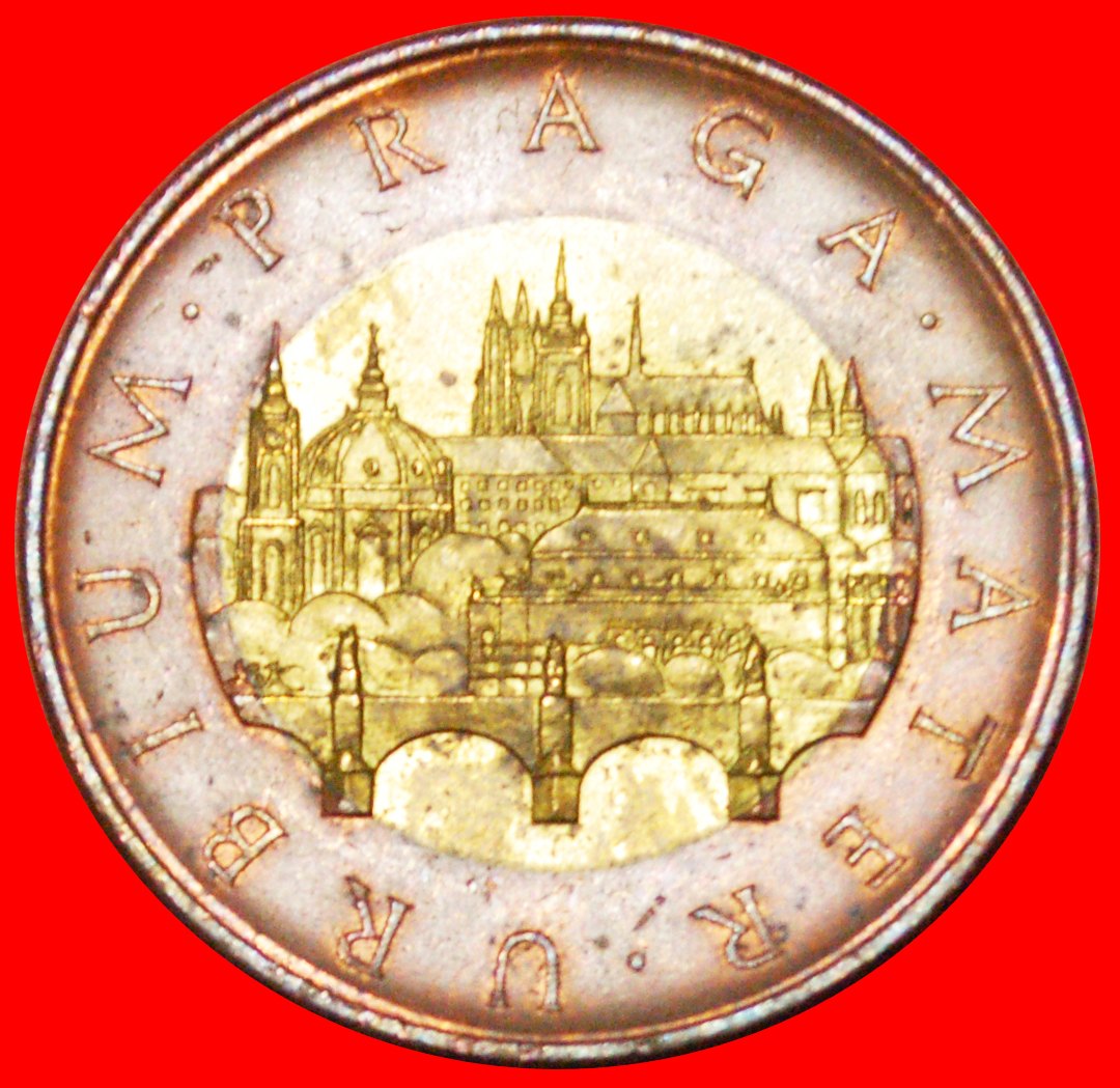  * BI-METALLIC (1993-2022): CZECH REPUBLIC ★ 50 KORUN 2010! MINT LUSTRE! LOW START ★ NO RESERVE!   