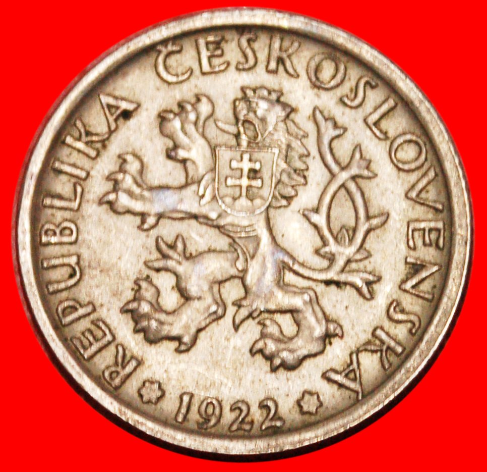  * HARVEST (1922-1938)★ CZECHOSLOVAKIA ★ 1 CROWN 1922! LOW START ★ NO RESERVE!   