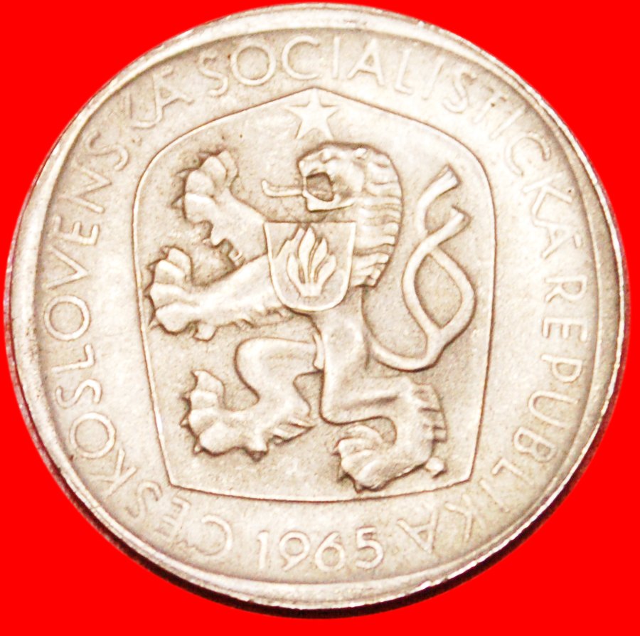  Ⰶ COMMUNIST LION (1965-1969)★ CZECHOSLOVAKIA ★ 3 CROWNS 1965! LOW START ★ NO RESERVE!   