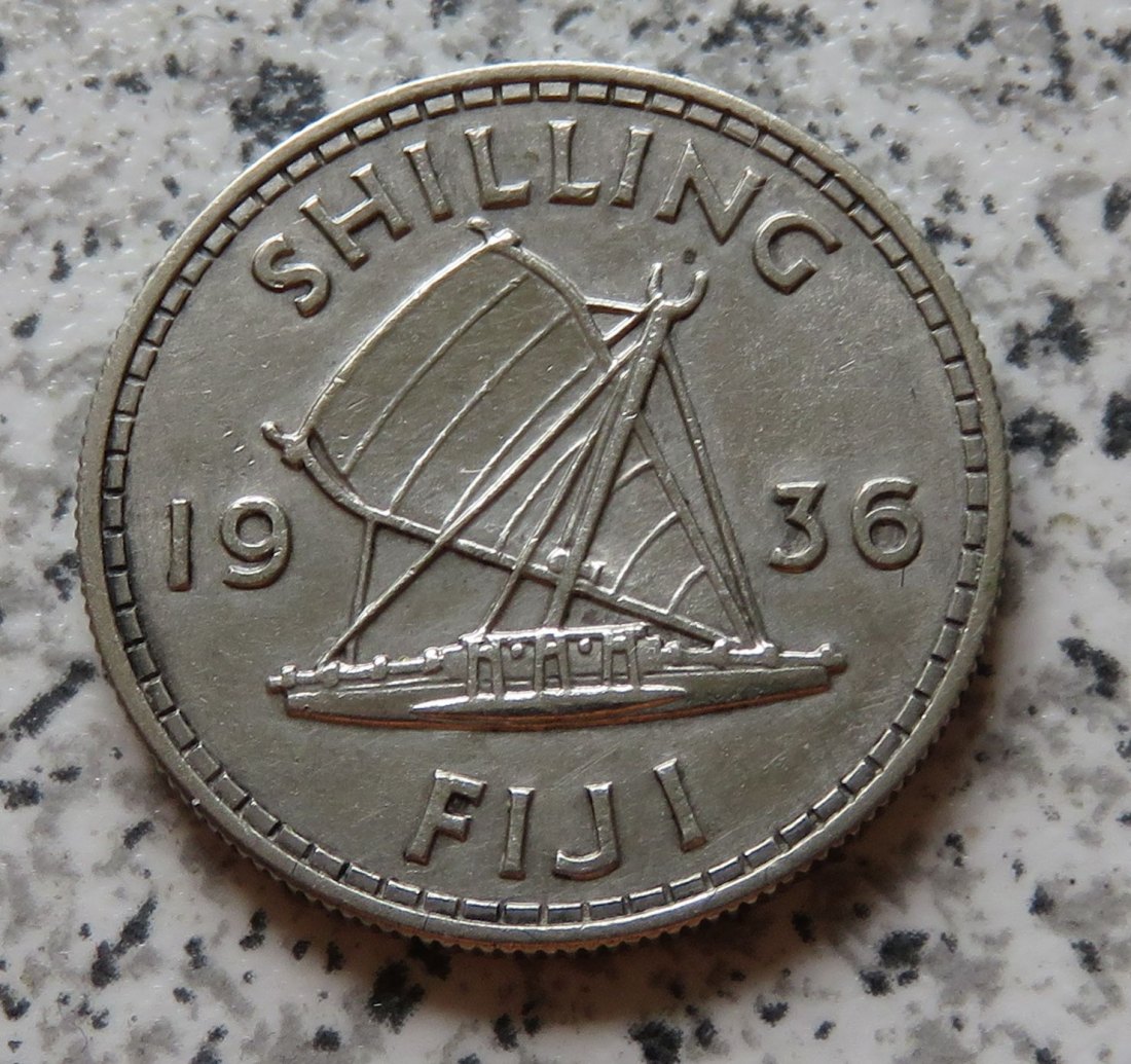  Fiji 1 Shilling 1936 (2)   