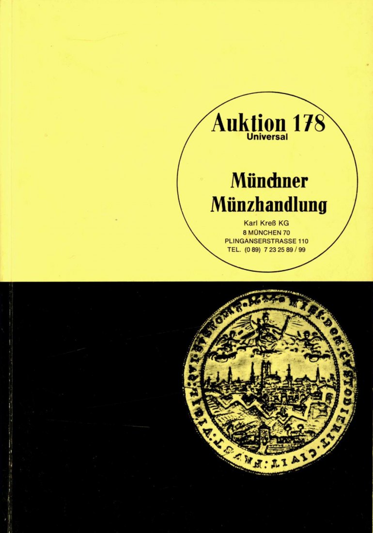  Kreß (München) Auktion 178 (1980) Münzen der Antike Mittelalter & Neuzeit sowie Antike Objekte   