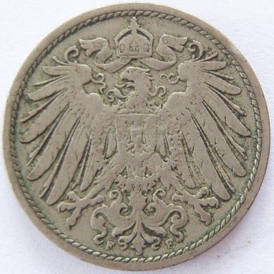  Deutsches Reich 10 Pfennig 1901 F K-N s-ss   