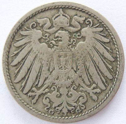  Deutsches Reich 10 Pfennig 1901 G K-N s-ss   